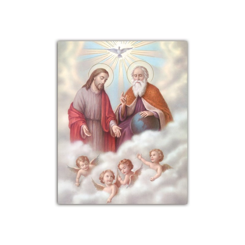 Mini poster con la Santissima Trinità