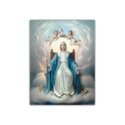Mini poster con l'Incoronazione di Maria
