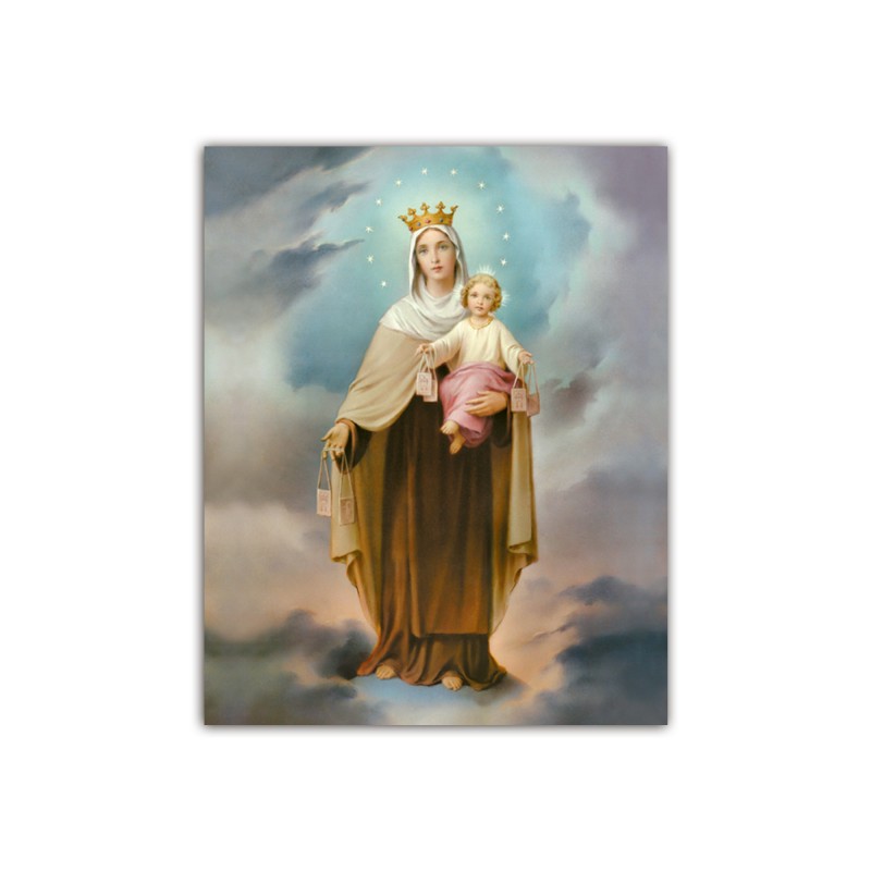 Mini poster con la Madonna del Carmelo Mini poster con la Madonna del Carmelo