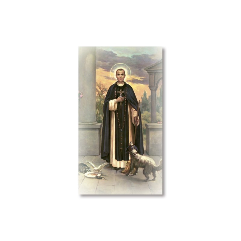 Santino San Martin de Porres con preghiera Santino San Martin de Porres con preghiera
