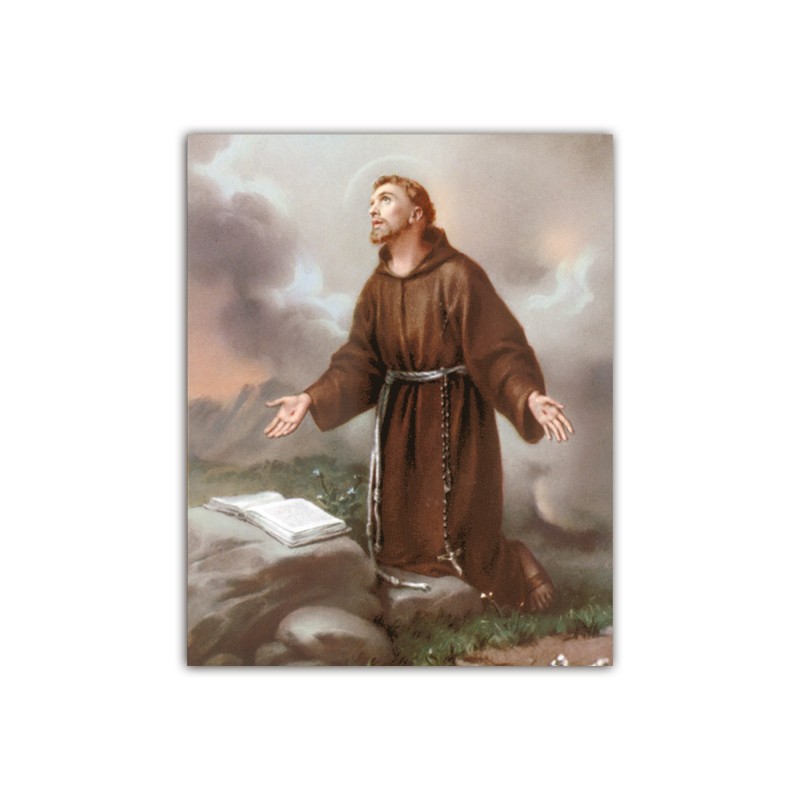 Mini poster con San Francesco
