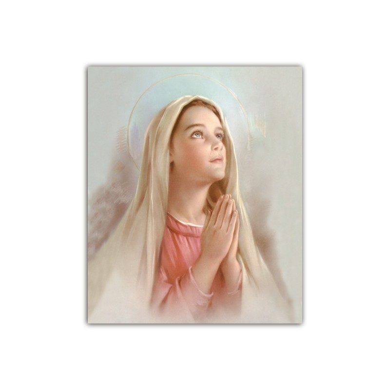 Mini poster con la Madonnina in preghiera Mini poster con la Madonnina in preghiera