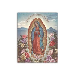 Mini poster con la Madonna di Gudadalupe