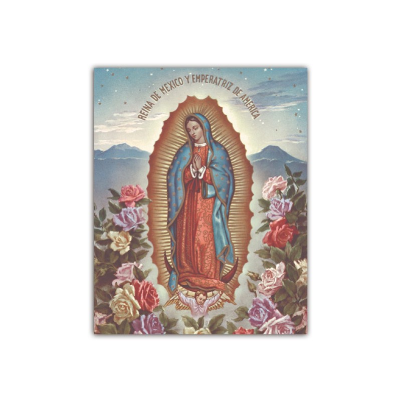 Mini poster con la Madonna di Gudadalupe Mini poster con la Madonna di Gudadalupe
