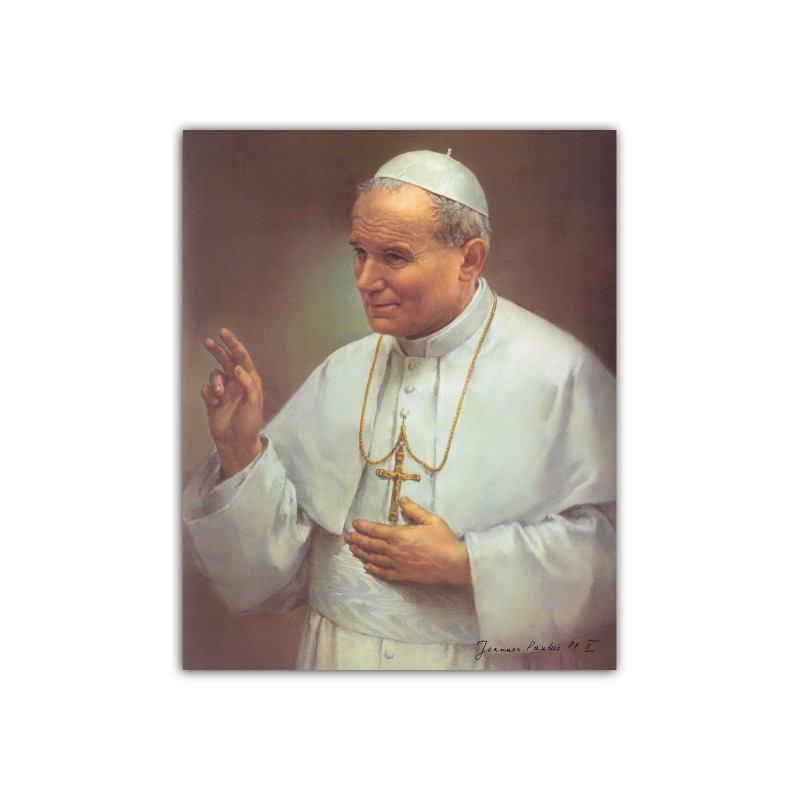 Mini poster con Papa Giovanni Paolo II Mini poster con Papa Giovanni Paolo II