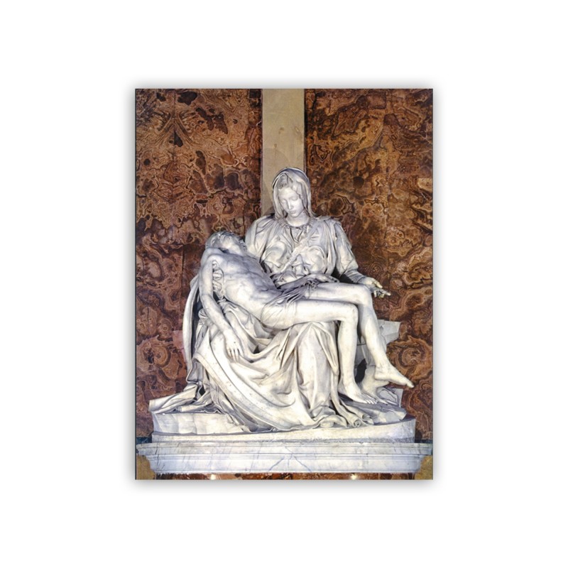 Mini poster con la Pietà di Michelangelo Mini poster con la Pietà di Michelangelo