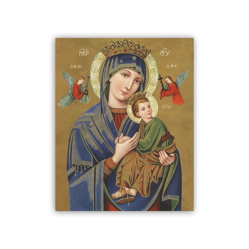 Mini poster con la Madonna del Perpetuo Soccorso
