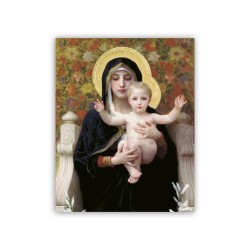 Mini poster con la Madonna con Bambino di Bouguereau