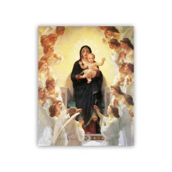 Mini poster con la Regina degli Angeli di Bouguereau