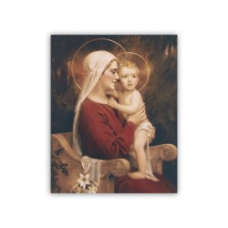 Mini poster con la Madonna con Bambino