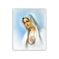 Mini poster con l'Immacolato Cuore di Maria