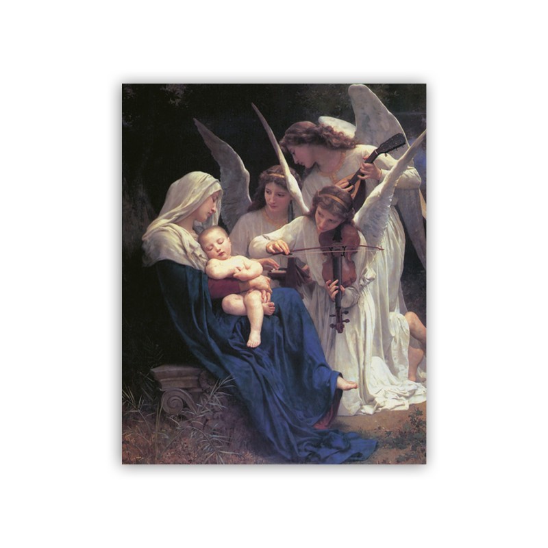 Mini poster con la Melodia del Paradiso di Bouguereau