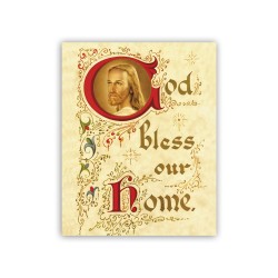 Mini poster per la Benedizione della Casa con testo in inglese