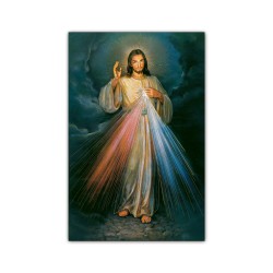 Stampa in formato postale con l'immagine di Gesù Misericordioso