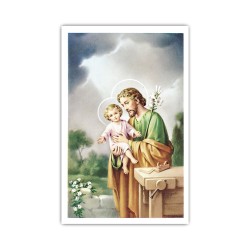 Stampa in formato postale con San Giuseppe