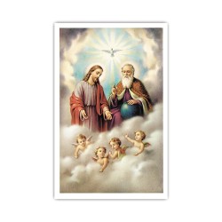 Stampa in formato postale con la Santissima Trinità
