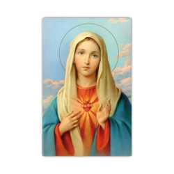 Stampa in formato postale con l'Immacolato Cuore di Maria