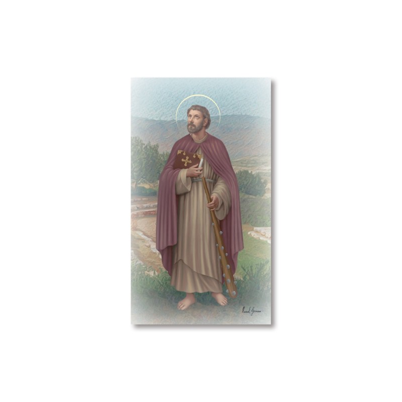 Santino San Giacomo con preghiera Santino San Giacomo con preghiera