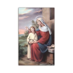 Stampa in formato postale con Sant'Anna e Santa Maria