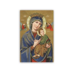 Stampa in formato postale con la Madonna del Perpetuo Soccorso