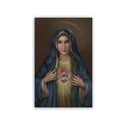 Stampa in formato postale con l'Immacolato Cuore di Maria