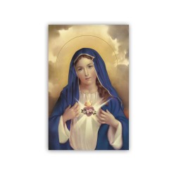 Stampa in formato postale con l'Immacolato Cuore di Maria