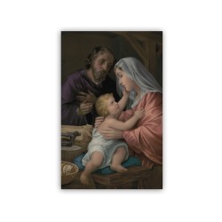 Stampa in formato postale con la Sacra Famiglia