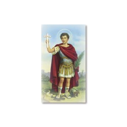 Santino Sant'Espedito con preghiera