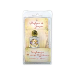 Bottiglietta della Madonna di Fatima con essenza per ambiente