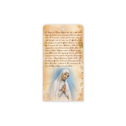 Bottiglietta della Madonna di Fatima con essenza per ambiente