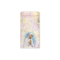 Bottiglietta della Madonna di Fatima con essenza per ambiente