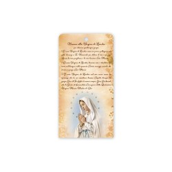 Bottiglietta della Madonna di Lourdes con essenza per ambiente