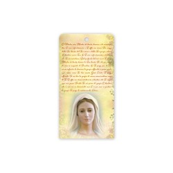 Bottiglietta della Madonna di Medjugorje con essenza per ambiente