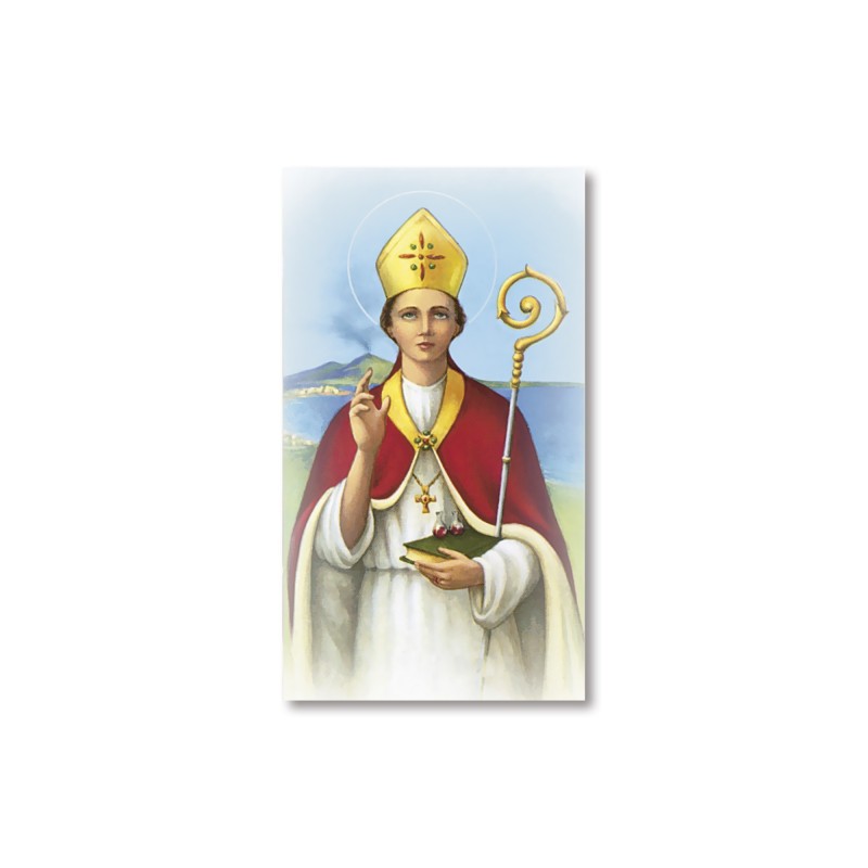 Santino San Gennaro con preghiera Santino San Gennaro con preghiera