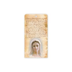 Bottiglietta della Madonna di Medjugorje con essenza per ambiente