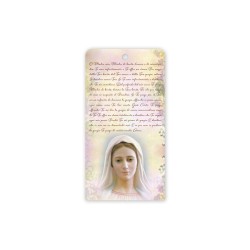 Bottiglietta della Madonna di Medjugorje con essenza per ambiente