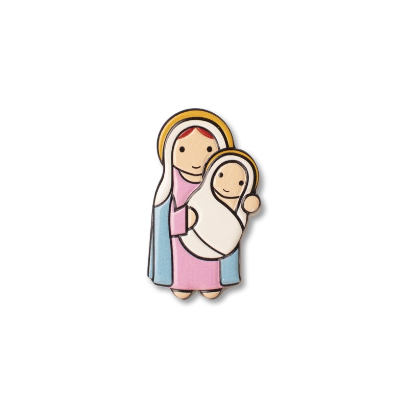 Magnete in resina con Maria e Gesù Bambino. Fino ad esaurimento scorte. Magnete in resina con Maria e Gesù Bambino. Fino ad esaurimento scorte.