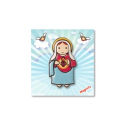 Magnete in resina con il Cuore Immacolato di Maria. Fino ad esaurimento scorte.