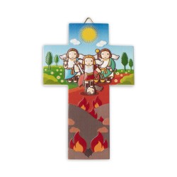 Croce in resina con San Michele. Fino ad esaurimento scorte.