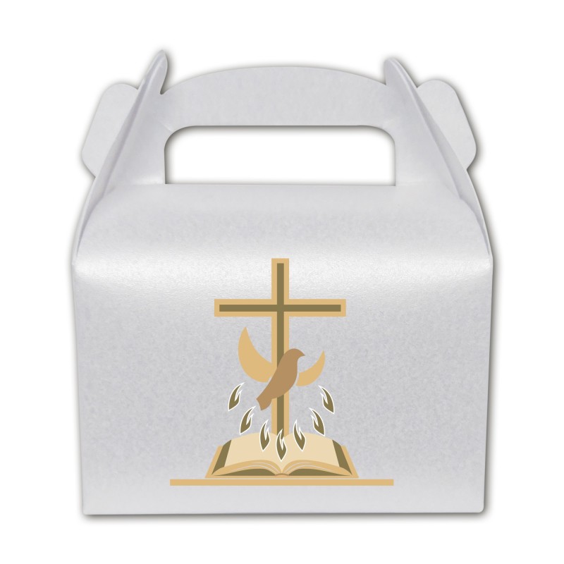 Kit per bomboniera fai da te in carta perlata per la Cresima Kit per bomboniera fai da te in carta perlata per la Cresima