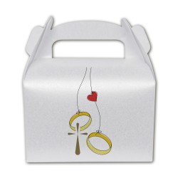Kit per bomboniera fai da te in carta perlata per il Matrimonio