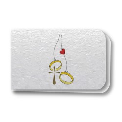 Kit per bomboniera fai da te in carta perlata per il Matrimonio