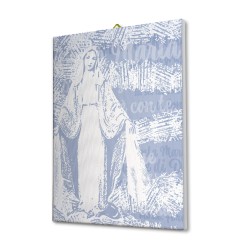 Tela pittorica pop-art intelaiata della Madonna Miracolosa