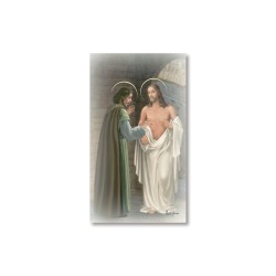 Santino San Tommaso Apostolo con preghiera