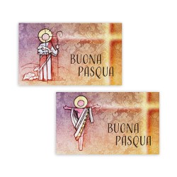 Cartoncini auguri pasquali con busta