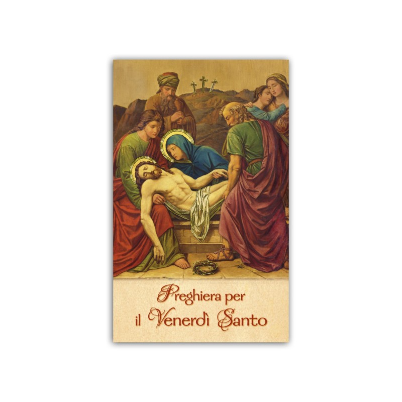 Immaginetta di Pasqua con la Deposizione Immaginetta di Pasqua con la Deposizione