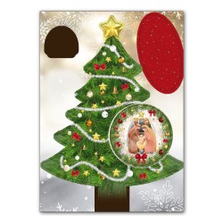 Albero di Natale double face componibile