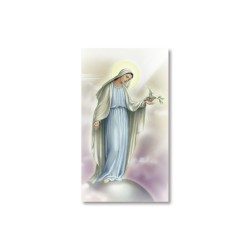 Santino Madonna della Pace con preghiera