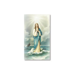 Santino Maria che sorge dal mare con preghiera