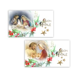 Cartoncini auguri natalizi con busta